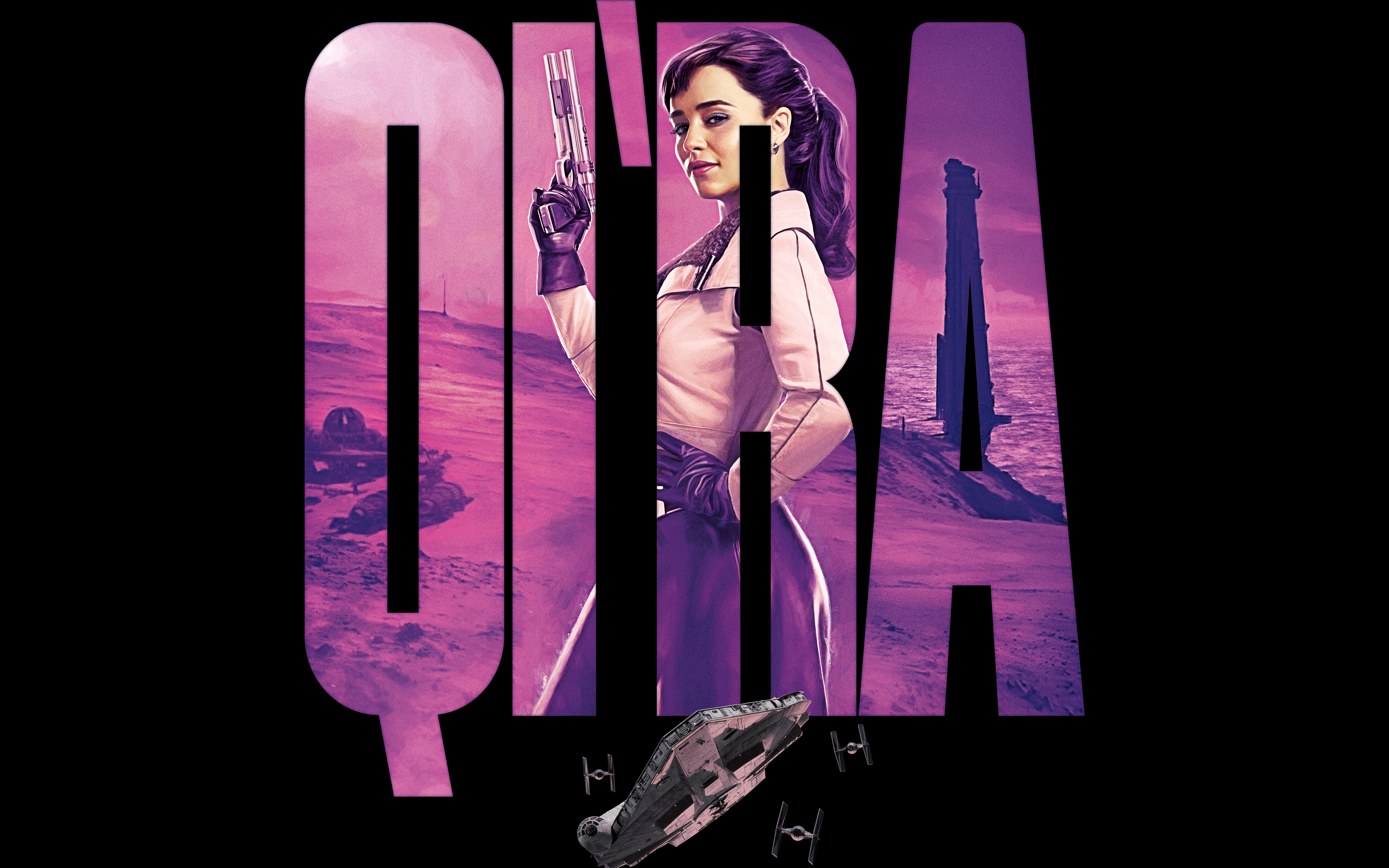 Emilia Clarke as Qira Solo A Star Wars Story 4K 8K8510916009 - Emilia Clarke as Qira Solo A Star Wars Story 4K 8K - Wars, Story, Star, Solo, Qira, Man, Emilia, Clarke